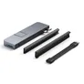 Hyper DUO PRO 7-in-2 USB-C Hub Grau