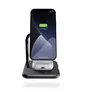 Zens Aluminium Series 3 in 1 Magnetic Wireless MagSafe Charger schwarz