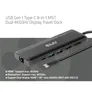 Club 3D USB Gen 1 Typ-C 8-in-1 MST Dual 4K 60Hz Display Travel Dock