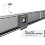 Vogels Wandhalterung FLACH TVM 5405 VESA 100x100 bis 400x400 mm schwarz