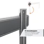 Vogels Wandhalterung FLACH TVM 5405 VESA 100x100 bis 400x400 mm schwarz