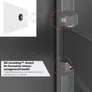 Vogels Wandhalterung SCHWENKEN TVM 5845 VESA 100x100 bis 600x400 mm schwarz