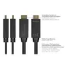 Good Connections Adapter HDMI 2.0b St an DisplayPort 1.2 Bu 4K @60Hz 0,3m