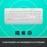 Logitech Signature K650 Kabellose Tastatur Weiß