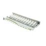 Good Connections Patch Panel Desktop Cat. 6 12-Port 0,5 HE STP lichtgrau