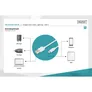 DIGITUS Daten und Ladekabel USB-A zu Lightning, 2m, weiß