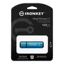 Kingston 128 GB IronKey Vault Privacy50 Verschlüsselter USB-Stick Metall USB 3.2