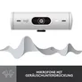 Logitech Brio 500 Full HD USB-C Webcam, Off-White