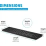 HP 450 Kabellose Tastatur mit programmierbaren Tasten Schwarz (4R184AA#ABD)
