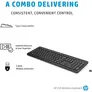 HP 230 Kabellose Tastatur Schwarz 3L1E7AA#ABD