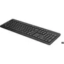 HP 230 Kabellose Tastatur Schwarz 3L1E7AA#ABD
