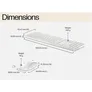 HP 650 Kabellose Maus-Tastaturkombination Weiß 4R016AA#ABD