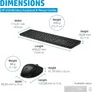 HP 650 Kabellose Maus-Tastaturkombination Schwarz 4R013AA#ABD