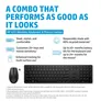 HP 655 Kabellose Maus-Tastaturkombination Schwarz 4R009AA#ABD