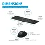 HP 655 Kabellose Maus-Tastaturkombination Schwarz 4R009AA#ABD