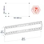 Ergotron WM XL Wandhalterung bis 42 Zoll starr silber 60-602-003