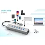 i-tec USB-C Charging Metal HUB 7 Port  Power Adapter 15W C31HUBMETAL703