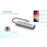 i-tec USB-C Charging Metal HUB 7 Port  Power Adapter 15W C31HUBMETAL703