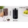 Bosch TSM6A013B Kaffeemühle 180 Watt schwarz