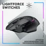 Logitech G502 X Plus LIGHTSYNC RGB Kabellose Gaming Maus Schwarz
