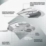 Logitech G502 X LIGHTSPEED Kabellose Gaming Maus Weiß