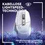 Logitech G502 X LIGHTSPEED Kabellose Gaming Maus Weiß