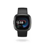 Fitbit Versa 4 Fitness-Smartwatch Schwarz/Grau