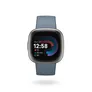 Fitbit Versa 4 Fitness-Smartwatch Blaugrau/Platin
