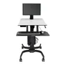Ergotron WorkFit-C Single LD mobiler Steh-Sitz Arbeitsplatz (24-215-085)