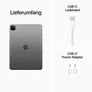 Apple iPad Pro 11" 2022 Wi-Fi 128 GB Space Grau MNXD3FD/A
