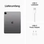 Apple iPad Pro 12,9" 2022 Wi-Fi 256 GB Space Grau MNXR3FD/A