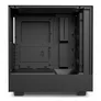 NZXT H5 Elite Midi Tower ATX Gehäuse schwarz mit Sichtfenster und RGB, Glasfront