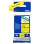 Brother TZe-651 Schriftband  schwarz auf gelb, 24mm x 8m, selbstklebend
