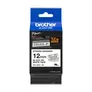 Brother TZe-S231 Schriftband, 12mm x 8m, schwarz auf weiß, stark klebend