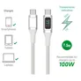 4smarts USB-C auf USB-C Kabel DigitCord 100W 1,5m weiß