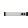 Brennenstuhl Premium-Protect-Line Steckdosenleiste 4-fach 3m grau/schwarz