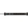 Brennenstuhl Premium-Protect-Line Steckdosenleiste 6fach 3m USB-A/C grau/schwarz