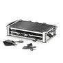 Rommelsbacher RCC 1500 Raclette-Grill Aluminium-Gehäuse verchromt