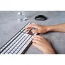 CHERRY KW 9100 Slim für Mac kabellose Tastatur DE-Layout weiß-Silber