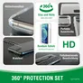 4smarts 360° Starter Set mit X-Pro Clear Glas, Montagerahmen Clear Hülle Pixel 7