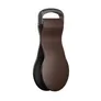 Nomad Airtag Leather Loop 90 degrees Rustic Brown