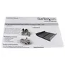 StarTech 16 Zoll Fachboden zur Festmontage 2HE 400mm Tiefe schwarz