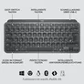 Logitech MX Keys Mini Combo for Business, graphite