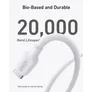 Anker 541 Eco-friendly Bio-TPU-Kabel USB-C zu Lightning 0,9m weiß