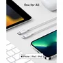 Anker 541 Eco-friendly Bio-TPU-Kabel USB-C zu Lightning 1,8m weiß