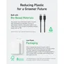 Anker 543 Eco-friendly Bio-TPU-Kabel USB-C zu USB-C 1,8m schwarz