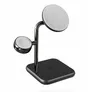 Zens Aluminium Series 4 in 1 Magnetic Wireless Charger + Watch 1x 18W Qi schwarz