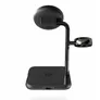 Zens Aluminium Series 4 in 1 Magnetic Wireless Charger + Watch 1x 18W Qi schwarz