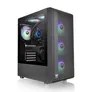 Thermaltake S200 TG ARGB Mid Tower ATX Gehäuse Sichtfenster schwarz