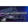 ASUS ROG Azoth RGB Schwarz - Kabellose 75% Hot-Swap Gaming Tastatur
